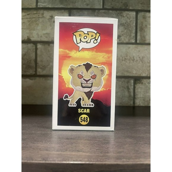 Funko Pop Disney The Lion King Live : SCAR #548 Vinyl  With box - Picture 3 of 5